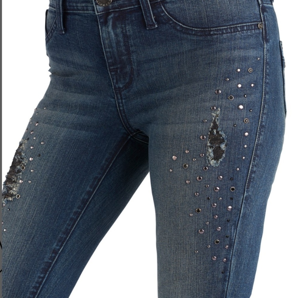 Rock & Republic Women's Embellished Jean Leggings - Picture 4 of 7